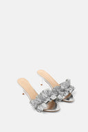 TWENTY FOURHAITCH Abu Dhabi Mule With Decorated Ruffle