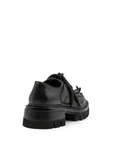 PALOMA BARCELÓ Alene Nappalux Black Loafers