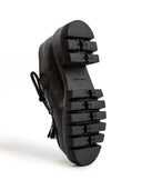 PALOMA BARCELÓ Alene Nappalux Black Loafers