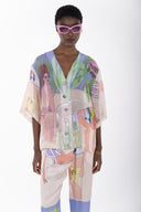 AENAO Beach Silk Short Sleeve Shirt