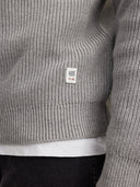 GABBA Cape Rib Knit Grey Mel Men's Knitwear