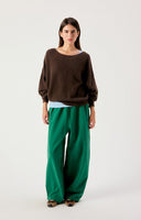 AMERICAN VINTAGE Damsville Brown Πουλόβερ