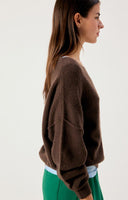 AMERICAN VINTAGE Damsville Brown Πουλόβερ