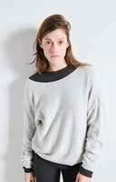 AMERICAN VINTAGE Damsville Light Grey Πουλοβερ