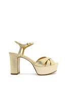 SCHUTZ Keefa Gold High Heel Sandals