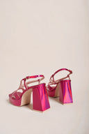 RAS Gloom Fuchsia High Heel Sandals