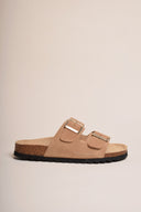 BIANCO Biaolivia Flat Μπεζ Σανδάλια