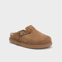 SCHOLL Fae Chunky Fur Taupe Mules