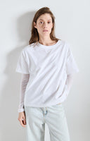 AMERICAN VINTAGE Fizvalley Λευκό T-shirt