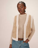 GRACE & MILA Sohen Sleeveless Suede Vest