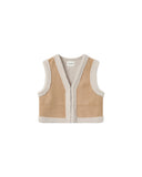 GRACE & MILA Sohen Sleeveless Suede Vest