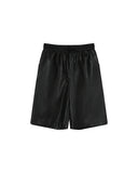 GRACE & MILA Tiago Long Shorts Leatherette Black