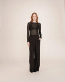 GRACE & MILA Tanguy Lace Bodysuit Black