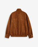 GRACE & MILA Arielle Suede-Effect Chocolat Jacket