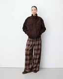 GRACE & MILA Arielle Suede-Effect Chocolat Jacket