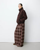 GRACE & MILA Arielle Suede-Effect Chocolat Jacket