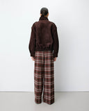 GRACE & MILA Arielle Suede-Effect Chocolat Jacket