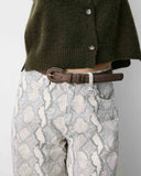 GRACE & MILA Socca Python Jeans
