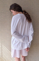 AMERICAN VINTAGE Gixy Blanc Μακρυμάνικη Μπλούζα