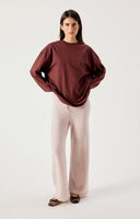 AMERICAN VINTAGE Gixy Purple Μακρυμάνικη Μπλούζα