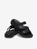 CROCS Getaway Strappy-Stucco Black Παντόφλες