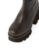 PALOMA BARCELÓ Hanne Nappalux Brown Ankle Boots