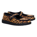 HEY DUDE Wendy Jane Washed Twill Leopard Mary Janes