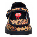 HEY DUDE Wendy Jane Washed Twill Leopard Mary Janes