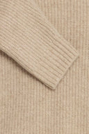 ICHI Hducie LS Knitted Blouse Beige