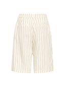 ICHI Ihbeccos Ριγέ Εκρού Βερμούδα