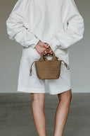 KAFFE Rachel Leather Jacket Brown