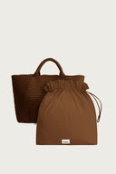 KAFFE Rachel Leather Jacket Brown