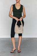 KAFFE Rachel Leather Jacket Brown