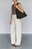 KAFFE Rachel Leather Jacket Brown