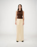 GRACE & MILA Wally Yellow Linen Trousers