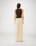 GRACE & MILA Wally Yellow Linen Trousers