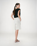GRACE & MILA Wello Striped Bermuda Shorts
