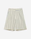 GRACE & MILA Wello Striped Bermuda Shorts