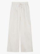 GRACE & MILA Weston Striped Linen Trousers