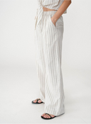 GRACE & MILA Weston Striped Linen Trousers
