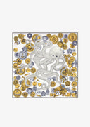 INOUI EDITIONS Octopus Square 65 Φουλάρι