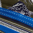 INOUI EDITIONS 100 Cotton Neptune Khaki Φουλάρι