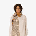 INOUI EDITIONS 100 Cotton Vague Golden Brown Φουλάρι