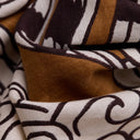 INOUI EDITIONS 100 Cotton Vague Golden Brown Φουλάρι