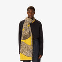 INOUI EDITIONS 100 Cotton Caracat Yellow Φουλάρι