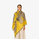 INOUI EDITIONS 100 Cotton Caracat Yellow Φουλάρι