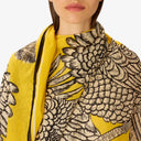 INOUI EDITIONS 100 Cotton Caracat Yellow Φουλάρι