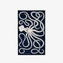INOUI EDITIONS Octopus 100 Blue Πετσέτα Θαλάσσης
