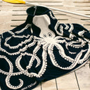 INOUI EDITIONS Octopus 100 Blue Πετσέτα Θαλάσσης