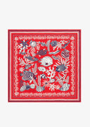 INOUI EDITIONS Square 100 Neptune Red Φουλάρι